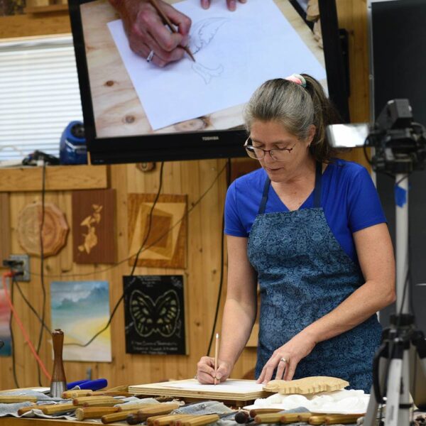 Traditional Fan & Shell Carving with Mary May April 7-11, 2025 - Image 2