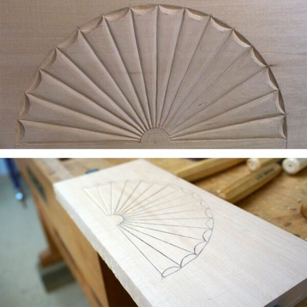 Traditional Fan & Shell Carving with Mary May April 7-11, 2025 - Image 4