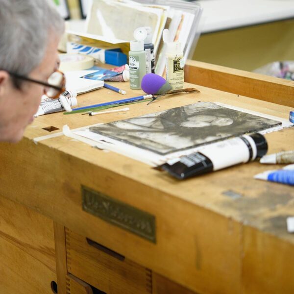 Print Making: Exploring Layers, Textures, Patterns & Color with Julie Dhondt May 17-18, 2025