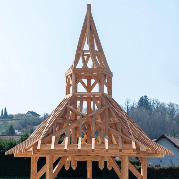Mastering a Twisted Tradition: The Art & Secret of Twisted Spires in Timber Framing with Patrick Moore July 7-11, 2025