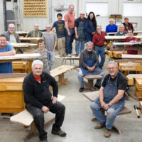 Making a Cantilever Live Edge Sitting Bench/Coffee Table with Taeho Kwon March 30-April 3, 2026